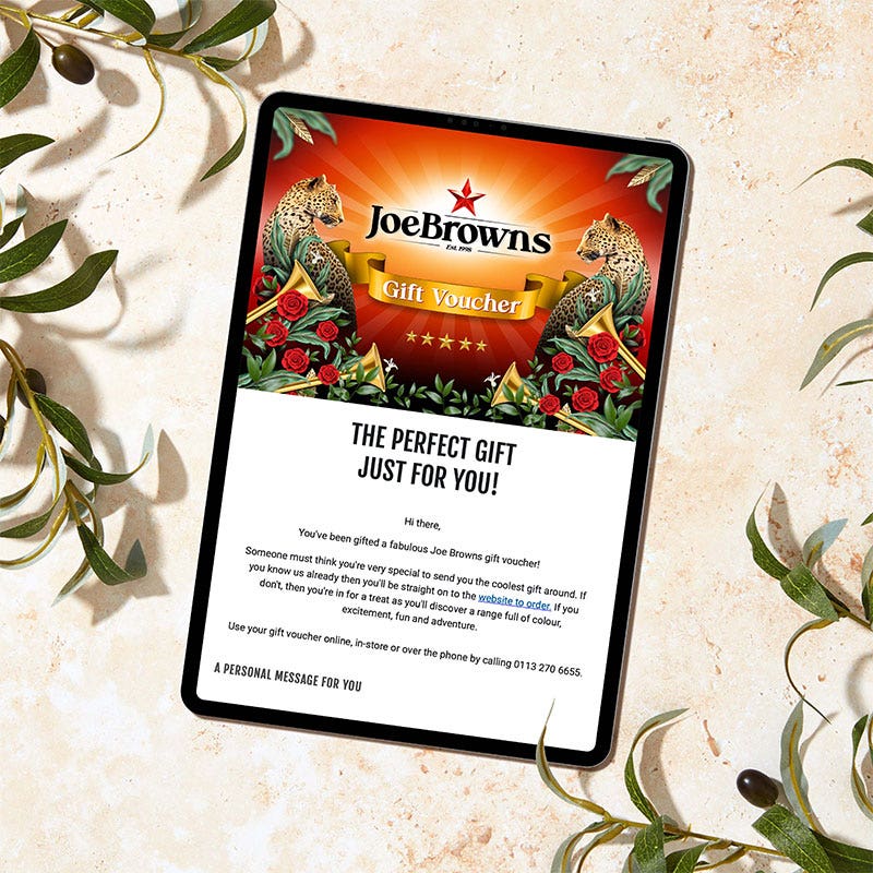 Email Gift Vouchers