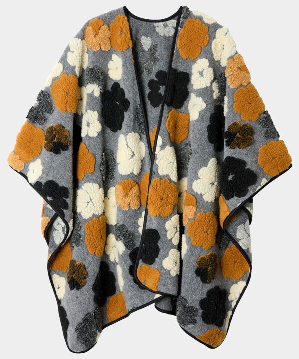 Clara Textured Floral Wrap