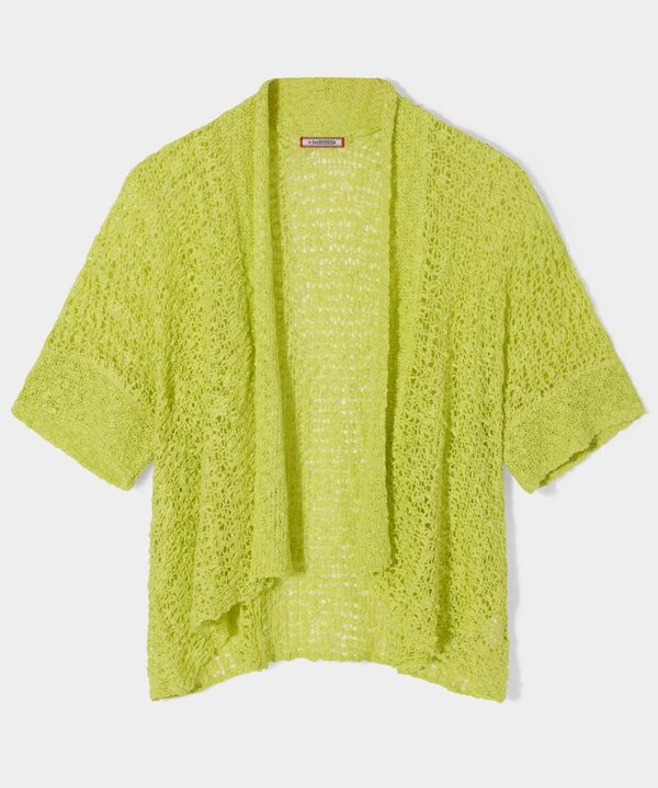 Edge to Edge Black Popcorn Cardigan