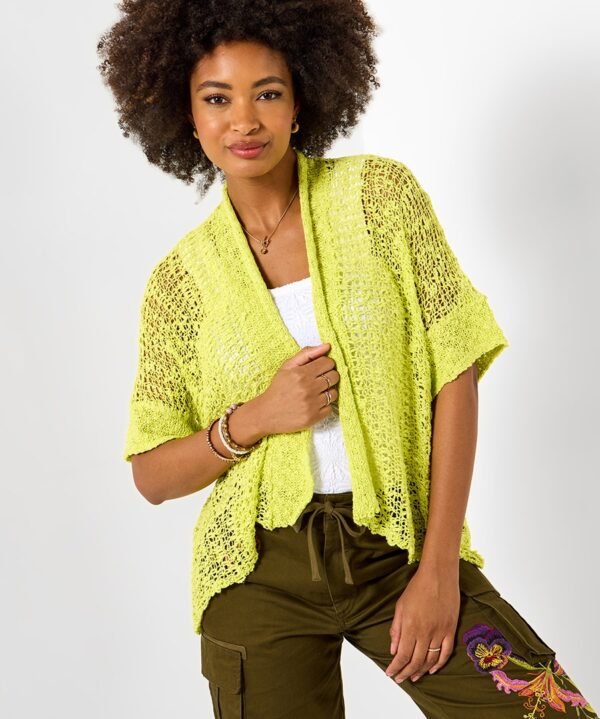 Edge to Edge Black Popcorn Cardigan
