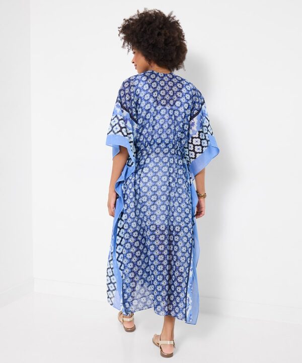 Beautiful in Blue Patterned Cover Up