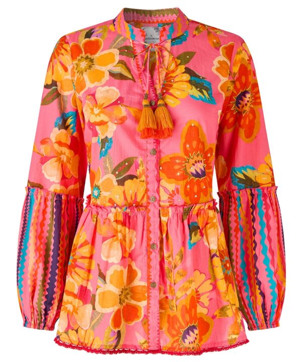 陽光日子印花上衣