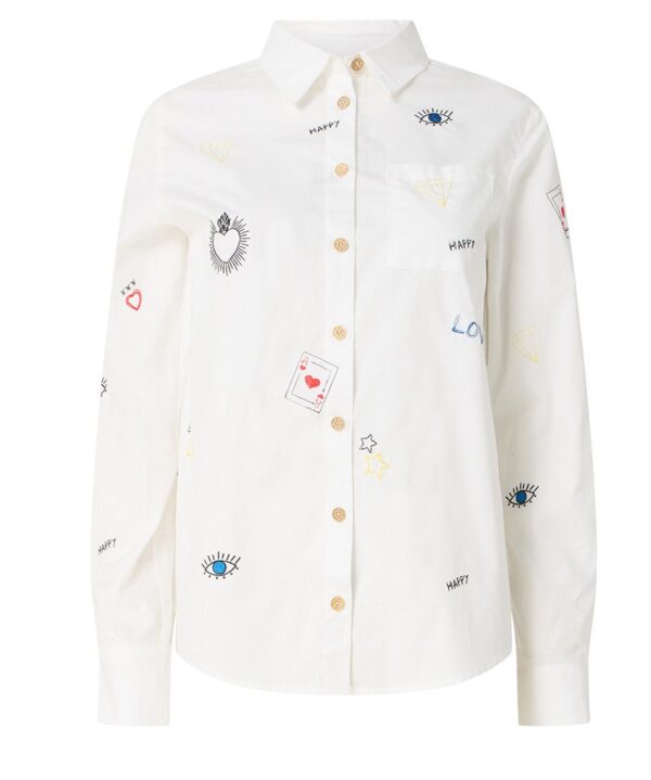 AMNDNI Embroidered Shirt