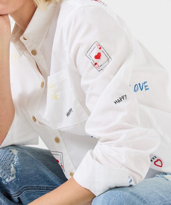 AMNDNI Embroidered Shirt