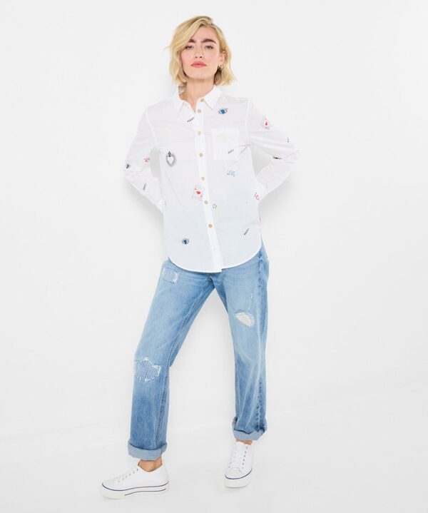 AMNDNI Embroidered Shirt
