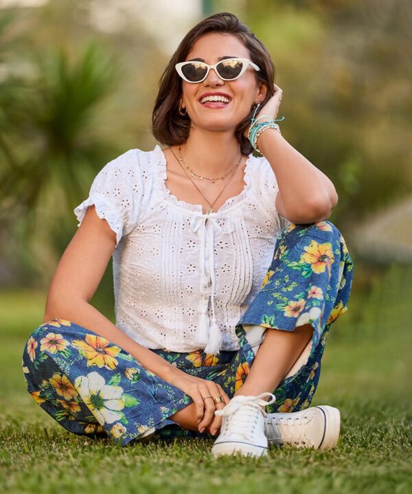 Beautiful Broderie Top