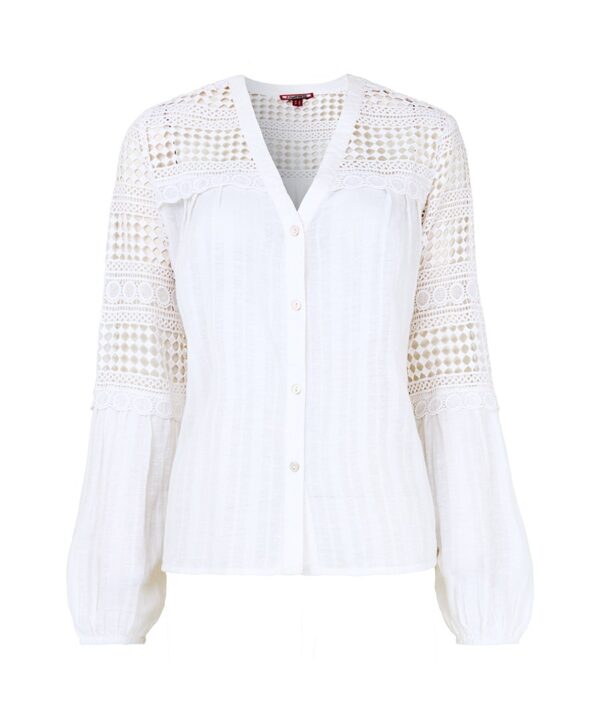 Laura Linen Blend Blouse