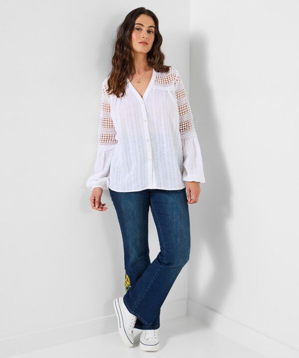 Laura Linen Blend Blouse