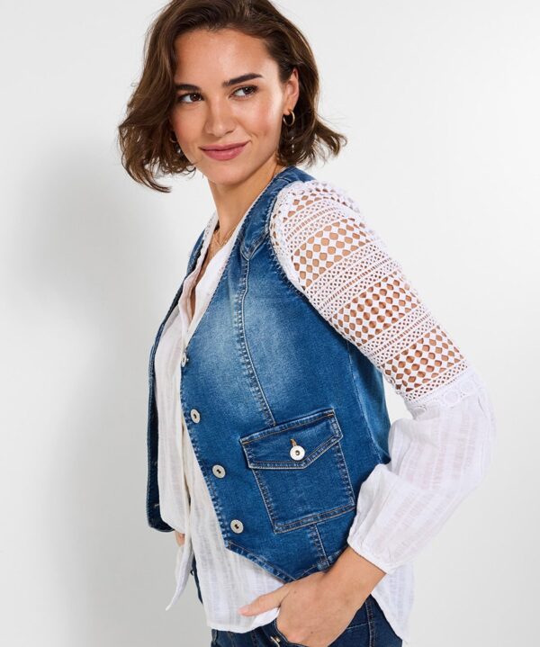Laura Linen Blend Blouse
