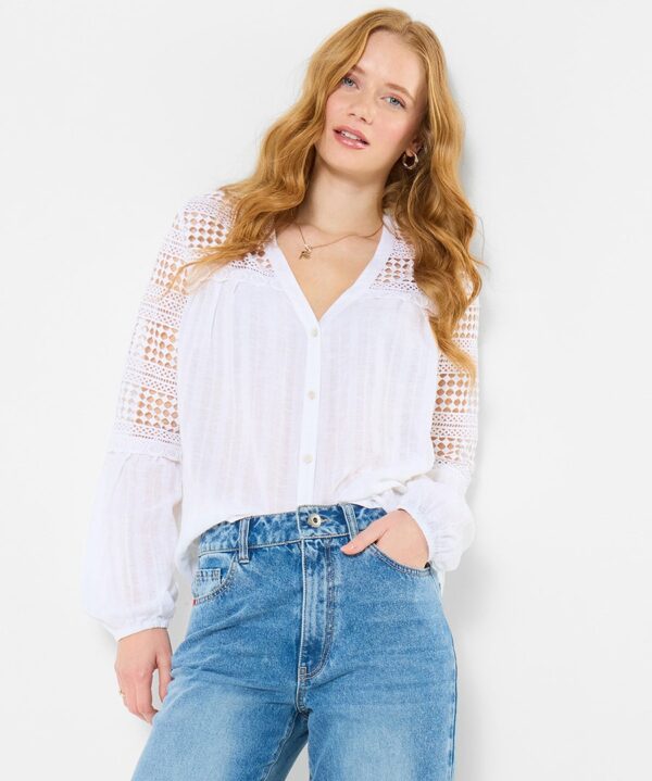 Laura Linen Blend Blouse