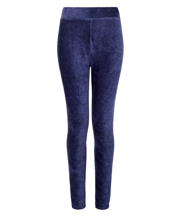 Remarkable Stretch Velour Ribbed Leggings