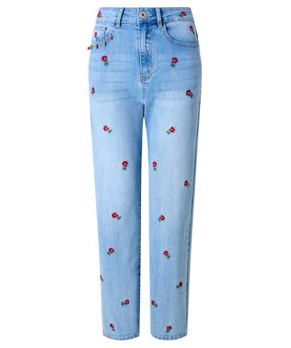 Amelia Floral Embroidered Jeans