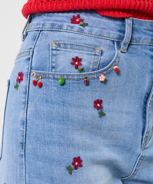 Amelia Floral Embroidered Jeans