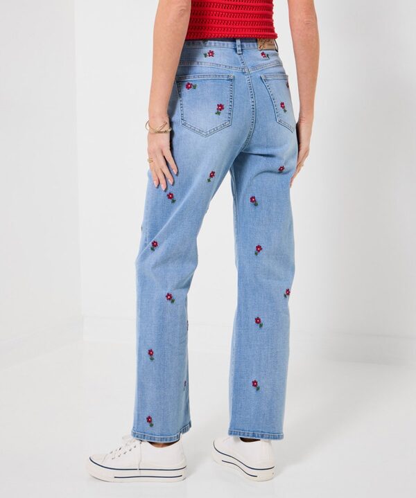 Amelia Floral Embroidered Jeans