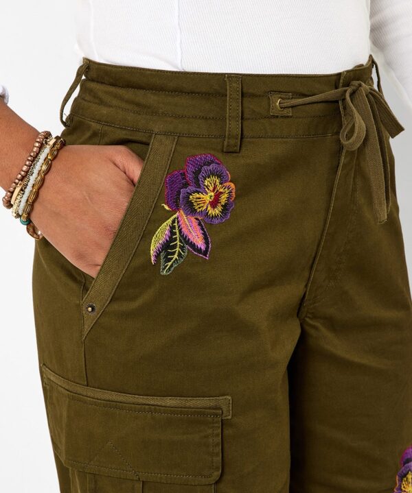 Remarkable Embroidered Cargos
