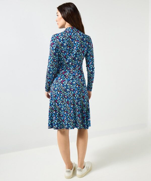 Intelligent Animal Print Jersey Dress