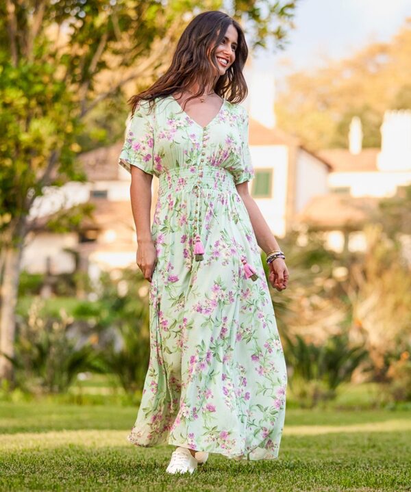 Summer Blossoms 花卉長洋裝