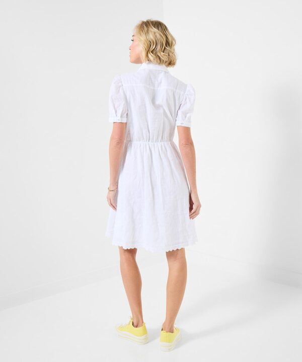 Spring Meadows Embroidered Cotton Dobby Dress