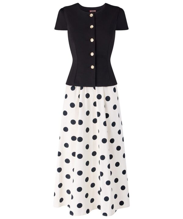 Perfectly Polka Dot Two In One Dress