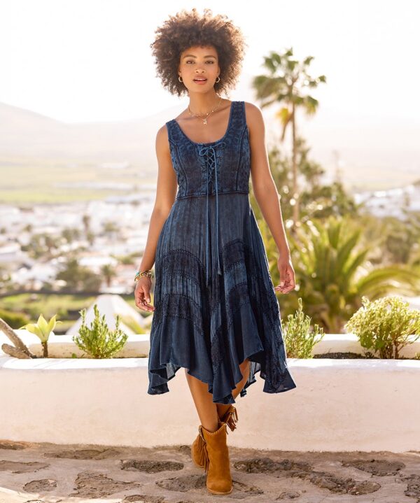 Evie Jacquard And Embroidered Dress