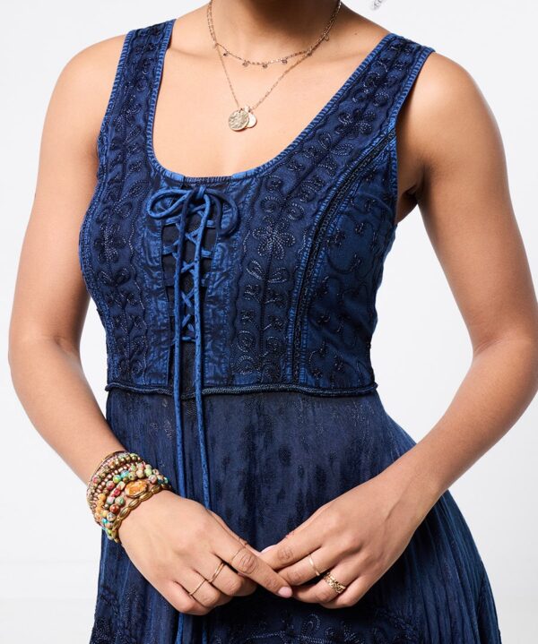 Evie Jacquard And Embroidered Dress