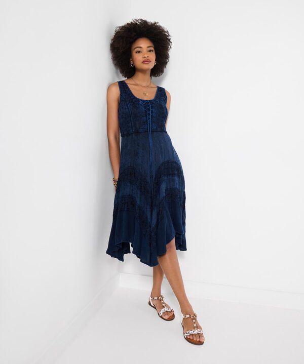 Evie Jacquard And Embroidered Dress