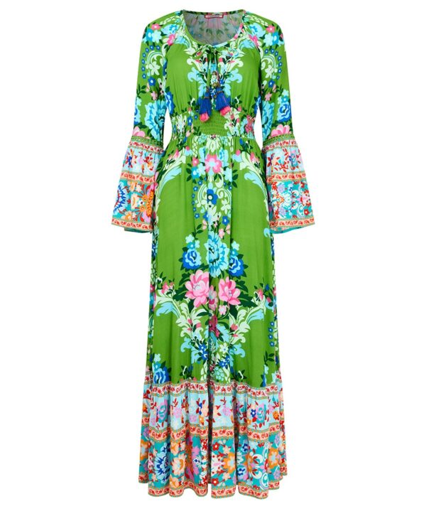 Summer Carnival Printed Maxi Dress