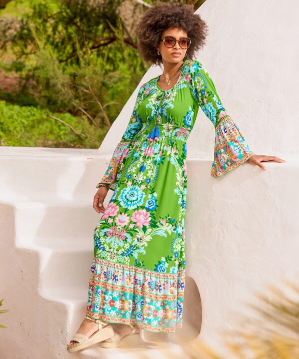 Summer Carnival Printed Maxi Dress