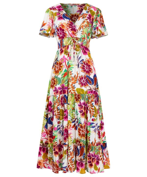 Yasmine Printed Maxi Dress
