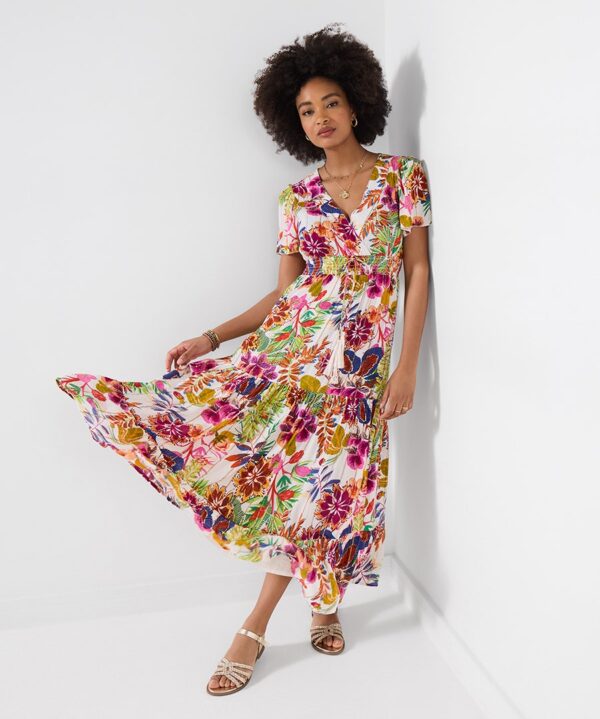 Yasmine Printed Maxi Dress