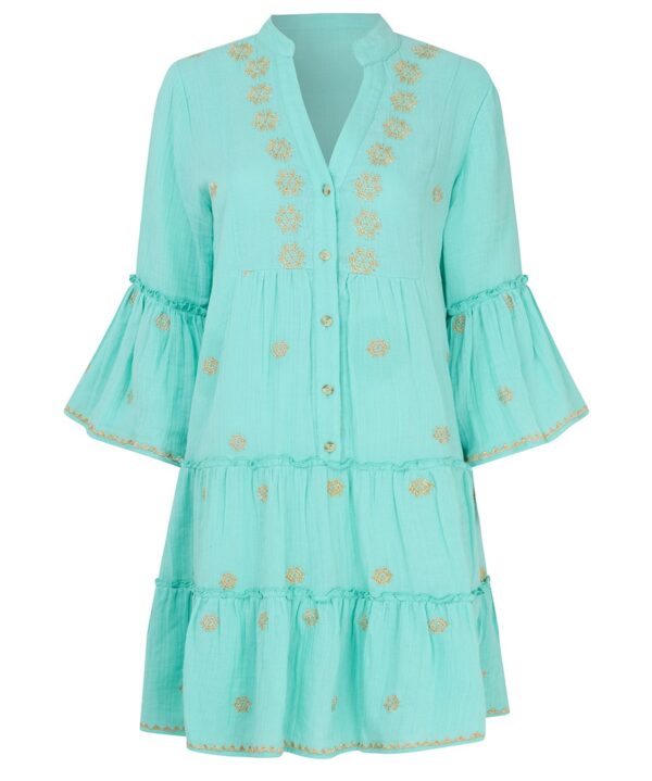 Esme Embroidered Tunic Dress