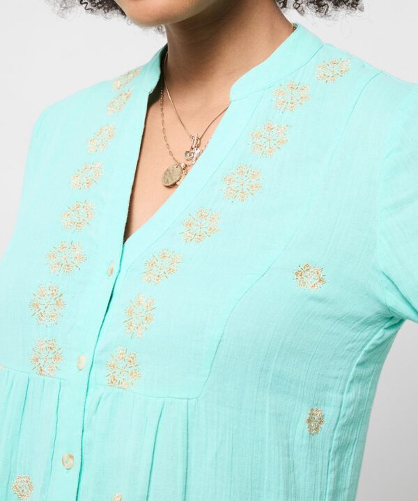 Esme Embroidered Tunic Dress