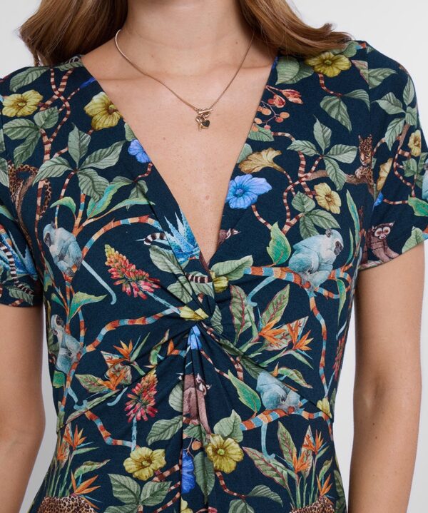 Azalea Twist Front Jersey Dress