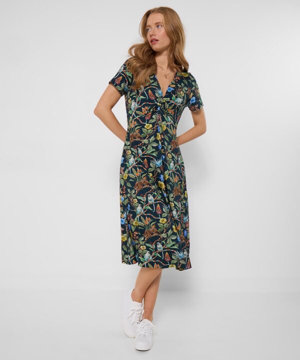 Azalea Twist Front Jersey Dress