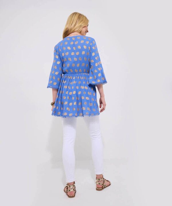 Ibiza Nights Shimmering Printed Tunic