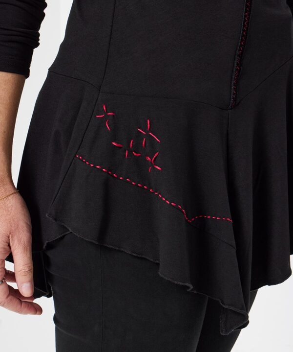 Rock With It Check Tunic Top