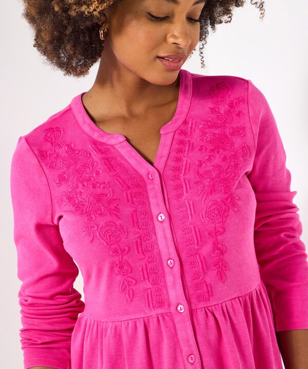Green Jersey Sweat Tunic Top