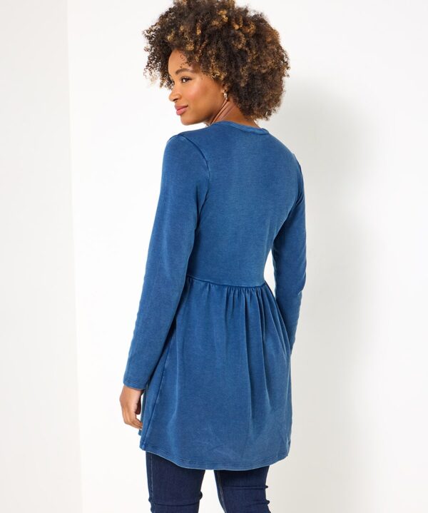 Green Jersey Sweat Tunic Top