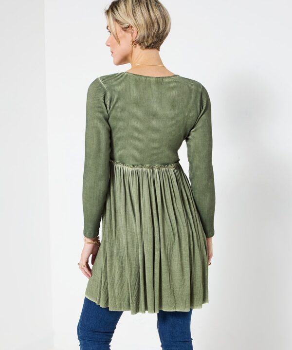 Green With Envy Jersey Tunic Top