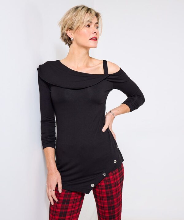 AMNDNI New Essential Jersey Tunic Top