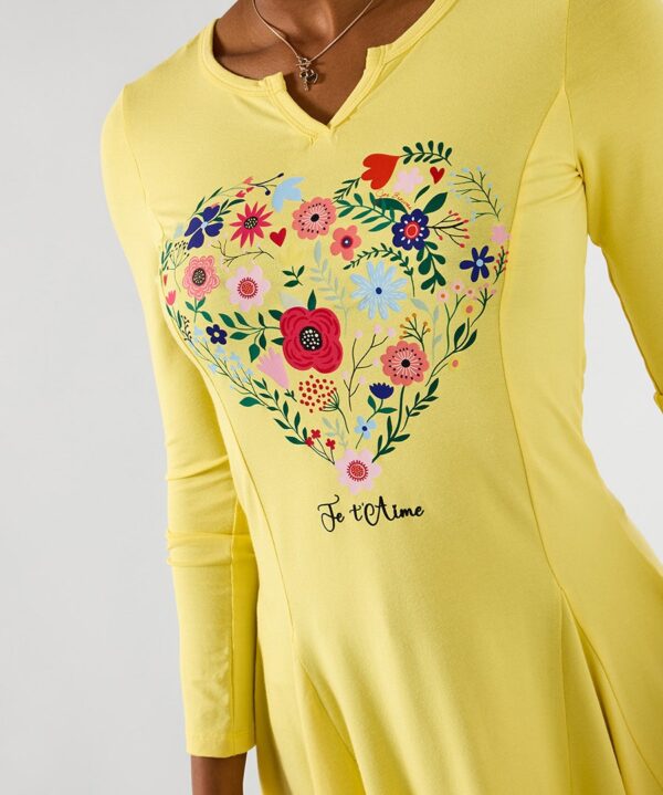 All The Love Graphic Tunic Top