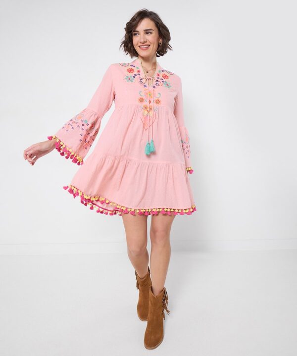 Delightful Doby Tunic Dress