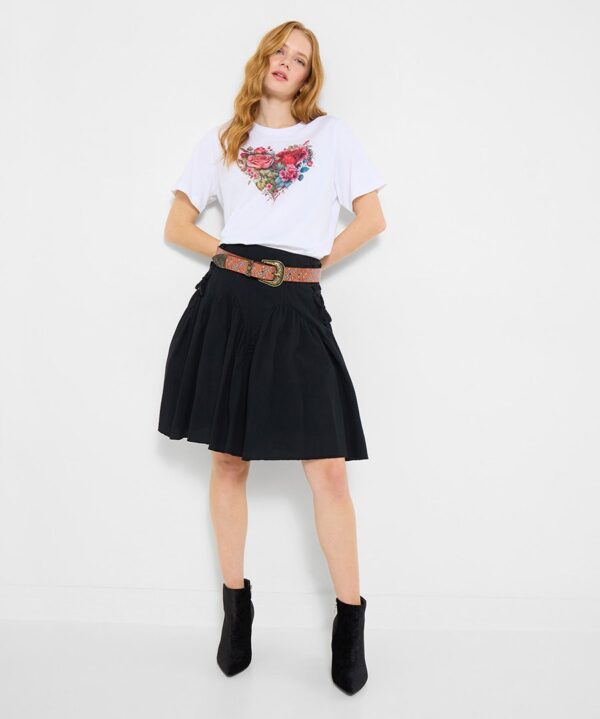 Rhianna Lace-Up Side Skirt