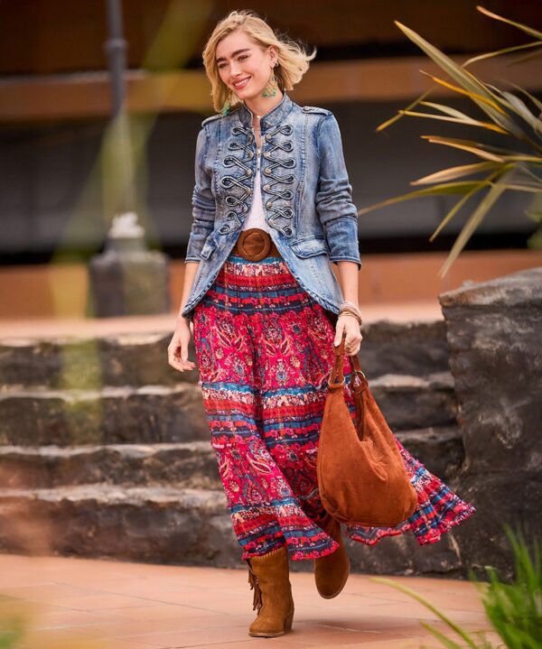 Valentina Maxi Boho Skirt