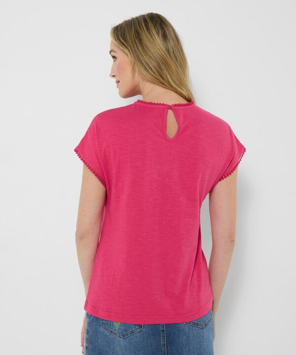 Willow Broderie Neckline T-Shirt