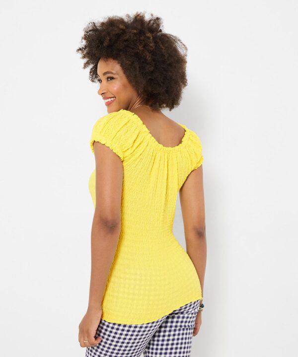 Beautifully Boho Textured Jersey Top