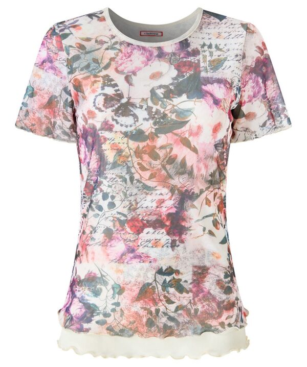 Davina Short Sleeve Mesh Top