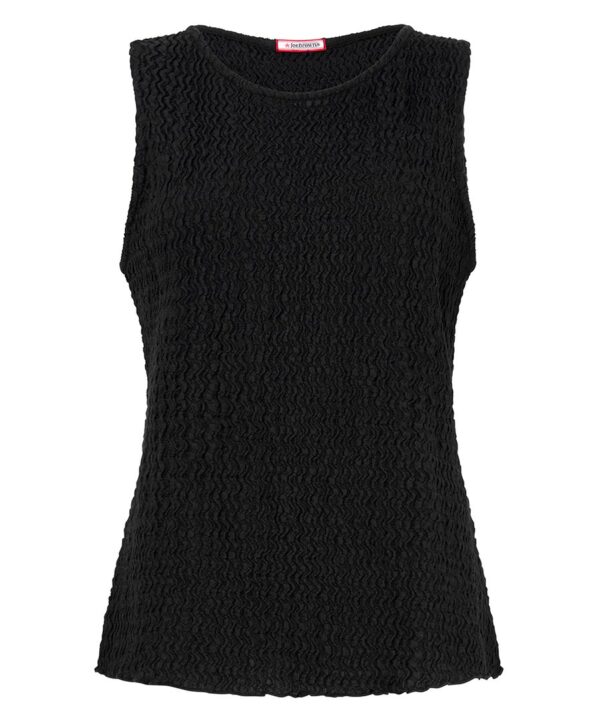 Sasha Textured Sleeveless Top