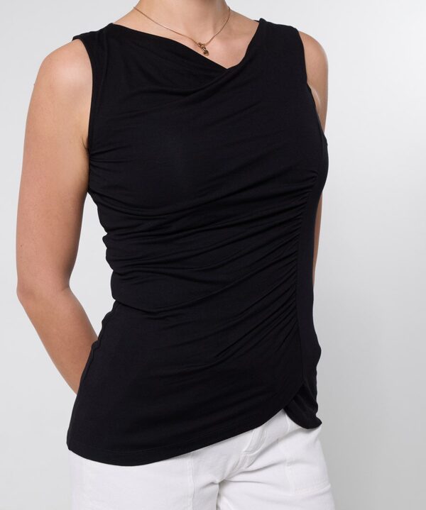 Lottie Cowl Neck Sleeveless Top