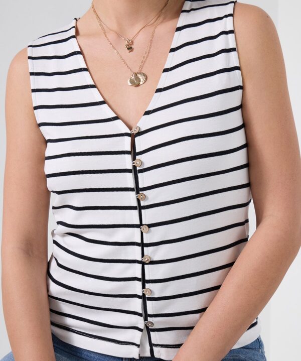 Florence Button Front Jersey Waistcoat
